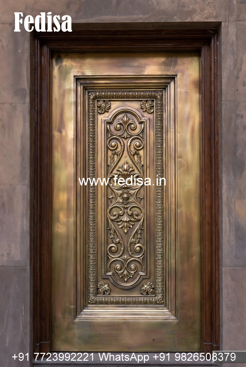 Designer Brass Stair Railing For Contemporary Spaces Glass Parapet Design