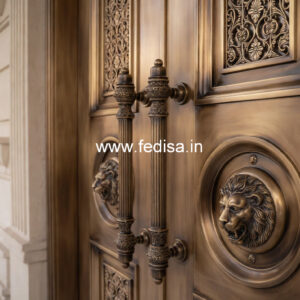 Designer Brass Staircase Railing With Fine Finish Steel Railing Mirror Design