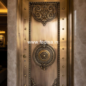 Premium Brass Balcony Railing With Artistic Work Outside Staircase Railing Design