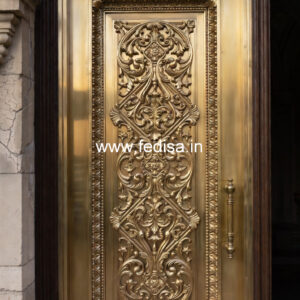 Decorative Brass Railing Design With Classic Finish Roof Wall Railing Design