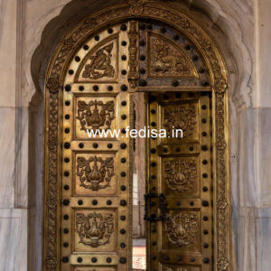 Antique Brass Staircase Railing With Classic Finish Modern Glass Railing Design