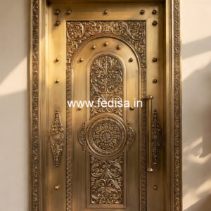 Elegant Brass Staircase Railing With Artistic Work Simple Stairs Railing Designs In Iron