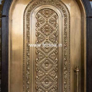 Modern Brass Railing Design With Decorative Patterns Kanch Ki Railing Design