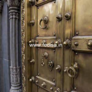 Elegant Brass Balcony Railing With Designer Look Steel Railing Round Design