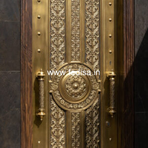 Brass Balcony Railing With Artistic Work Steps Railing Design With Glass