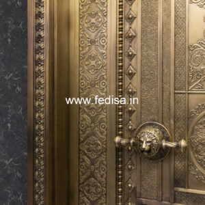 Luxury Brass Railing With Intricate Detailing Lohe Ki Railing Jeene Ki