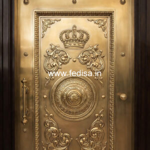 Designer Brass Staircase Railing With Custom Patterns Flower Railing Design