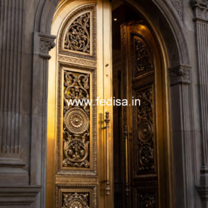 Stylish Brass Handrail Design For Modern Homes Podi Railing Design