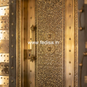 Modern Brass Staircase Railing For Interior Projects Single Floor Railing Design