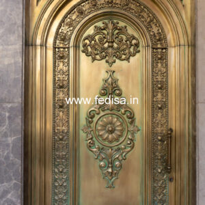 Antique Brass Balcony Railing With Classic Style Terrace Design Stainless