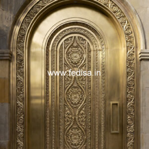 Brass Railing Design With High-end Finish Cement Ki Railing