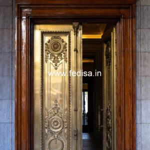 Stylish Brass Staircase Railing For Modern Projects Outdoor Pipe Railing