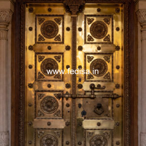 Brass Staircase Railing Design With Modern Appeal Brick Roof Railing Design