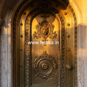 Luxury Brass Balcony Railing With Elegant Finish Pillar Railing Design