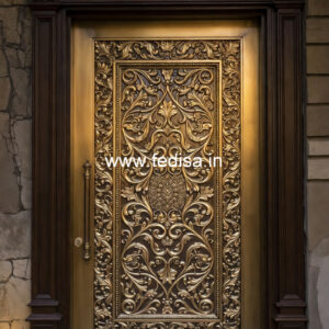 Premium Brass Stair Railing With Unique Design Steel And Glass Grill Design