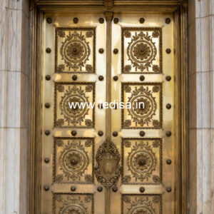 Decorative Brass Railing Design For Elegant Villas Stainless Steel Staircase With Glass Design