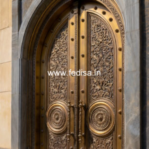 Luxury Brass Railing With Intricate Detailing Designer Steel Railing