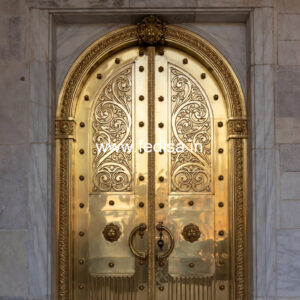 Traditional Brass Railing Design With Engraving Side Steel Railing Design