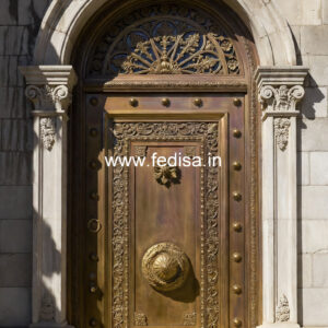 Luxury Brass Handrail For Grand Staircases New Iron Railing Design