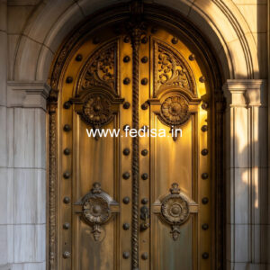 Designer Brass Stair Railing With Artistic Work Jeene Ki Railing Steel