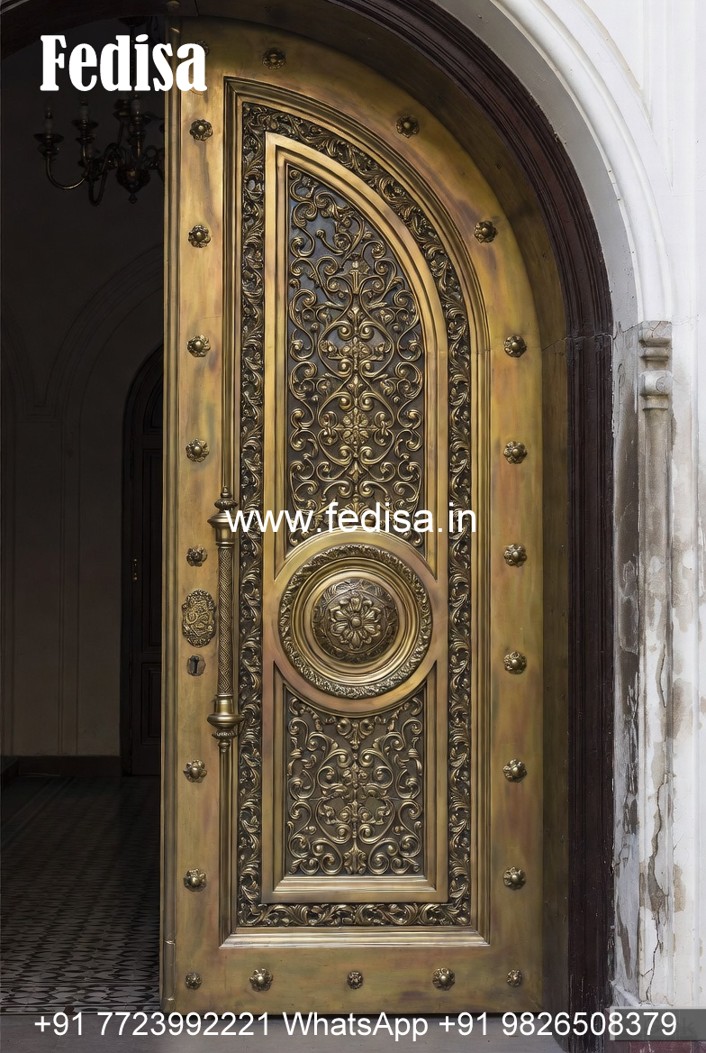 Elegant Brass Balcony Railing With Classic Design Wrought Iron Modern Stair Railing