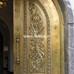 Stylish Brass Staircase Railing For Luxury Villas Iron Roof Grill Design