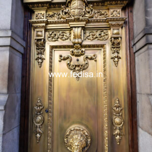 Stylish Brass Staircase Railing With Decorative Finish Iron Grill Design For Railing