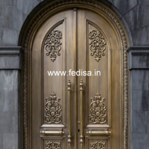 Elegant Brass Balcony Railing With Designer Style Balcony Glass Handrail Design