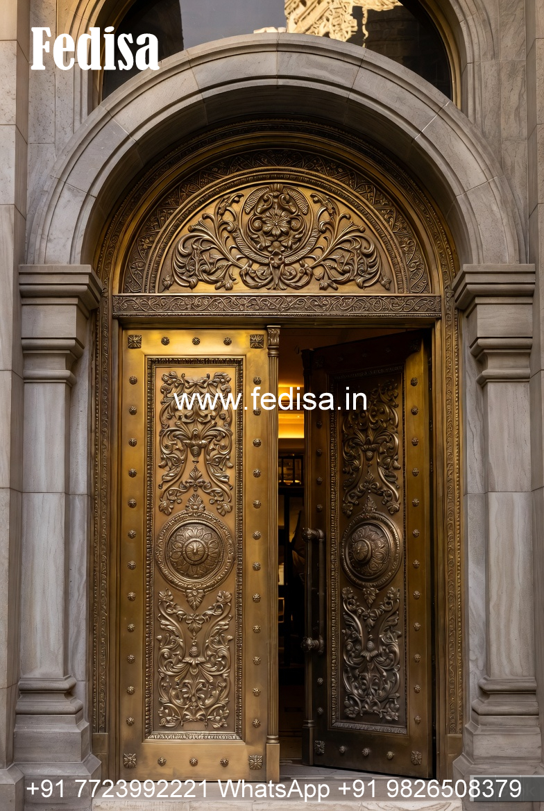 Stylish Brass Balcony Railing With Artistic Design Outdoor Stair Railing Design