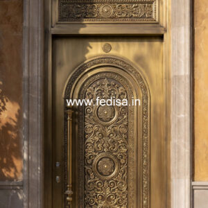 Designer Brass Balcony Railing With Unique Finish Modern Stairs With Glass Railing