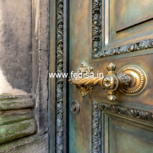 Antique Brass Balcony Railing With Designer Look Steel Sidhi Ka Design