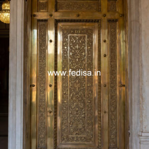 Modern Brass Railing Design With Stylish Finish Lakdi Ki Railing Design