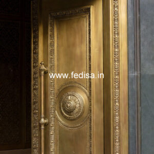 Luxury Brass Railing Design With Detailing Outer Balcony Grill Design