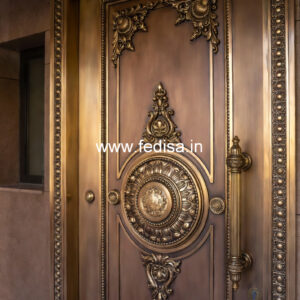 Traditional Brass Railing Design With Engraving Balcony Half Railing Design