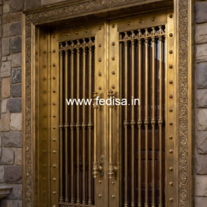 Premium Brass Balcony Railing For Contemporary Homes Mesh Railing Design