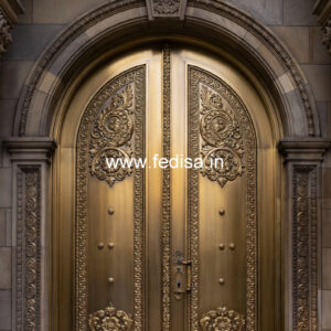 Modern Brass Staircase Railing With Glass Inserts Balcony Pipe Railing