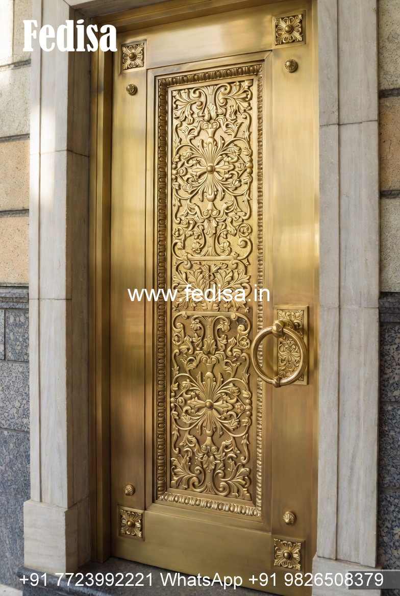 Elegant Brass Railing Design For Modern Villas Railing Design Chhat