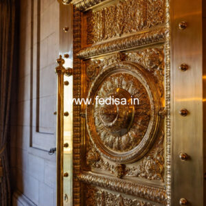 Classic Brass Staircase Railing With Royal Finish Chadar Railing Design