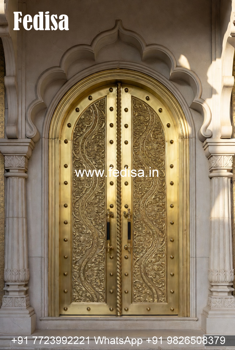 Decorative Brass Railing Design For Elegant Villas Modern Wooden Railing Design