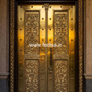 Luxury Brass Handrail For Grand Staircases Grill Gate Design For Main Door
