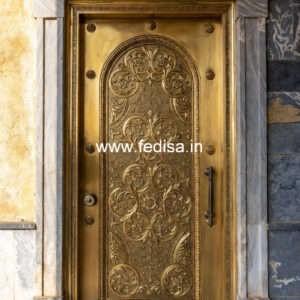 Luxury Brass Balcony Railing With Elegant Finish Iron Window Grill Design