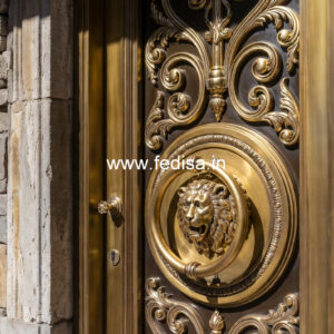 Antique Brass Handrail Design For Classic Interiors Grills Gate