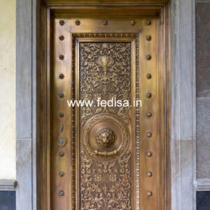 Designer Brass Staircase Railing For Villas Main Gate Grill Design