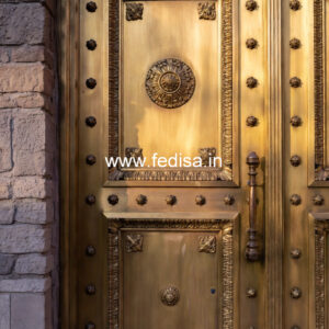 Decorative Brass Balcony Railing With Premium Style Steel Window Grill Design