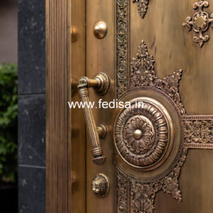 Antique Brass Railing Design With Royal Appeal Khidki Grill Design