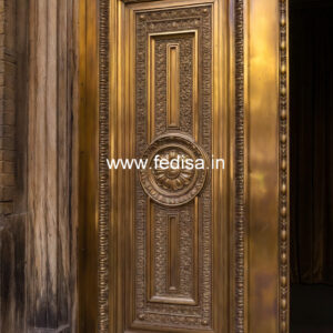 Premium Brass Handrail Design For Elegant Homes Front Door Grill Design