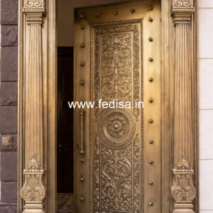 Brass Staircase Railing Design With Premium Finish Steel Grill Design For Front