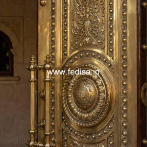 Decorative Brass Balcony Railing With Artistic Work Terrace Design With Grills