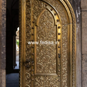 Elegant Brass Handrail For Luxury Staircases Safety Door Design Iron