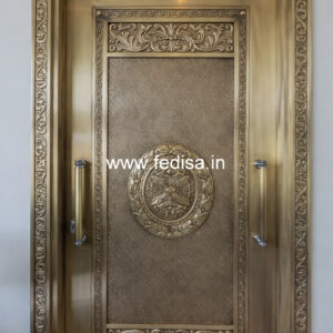 Premium Brass Railing Design With Artistic Finish Upvc Window Grill Design